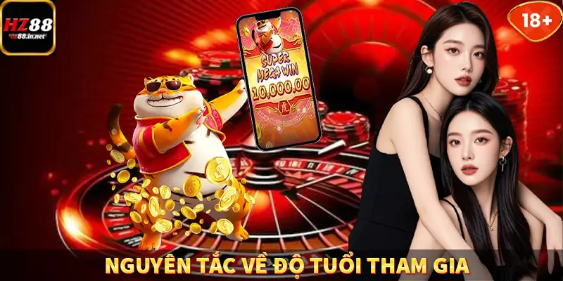 Quyền Riêng Tư HZ88 - Bảo Vệ Dữ Liệu Hội Viên An Toàn Tối Đa 5 Nguyên tắc về độ tuổi tham gia